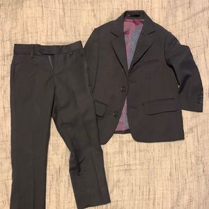 Isaac Mizrahi Grey Suit - boys 3t